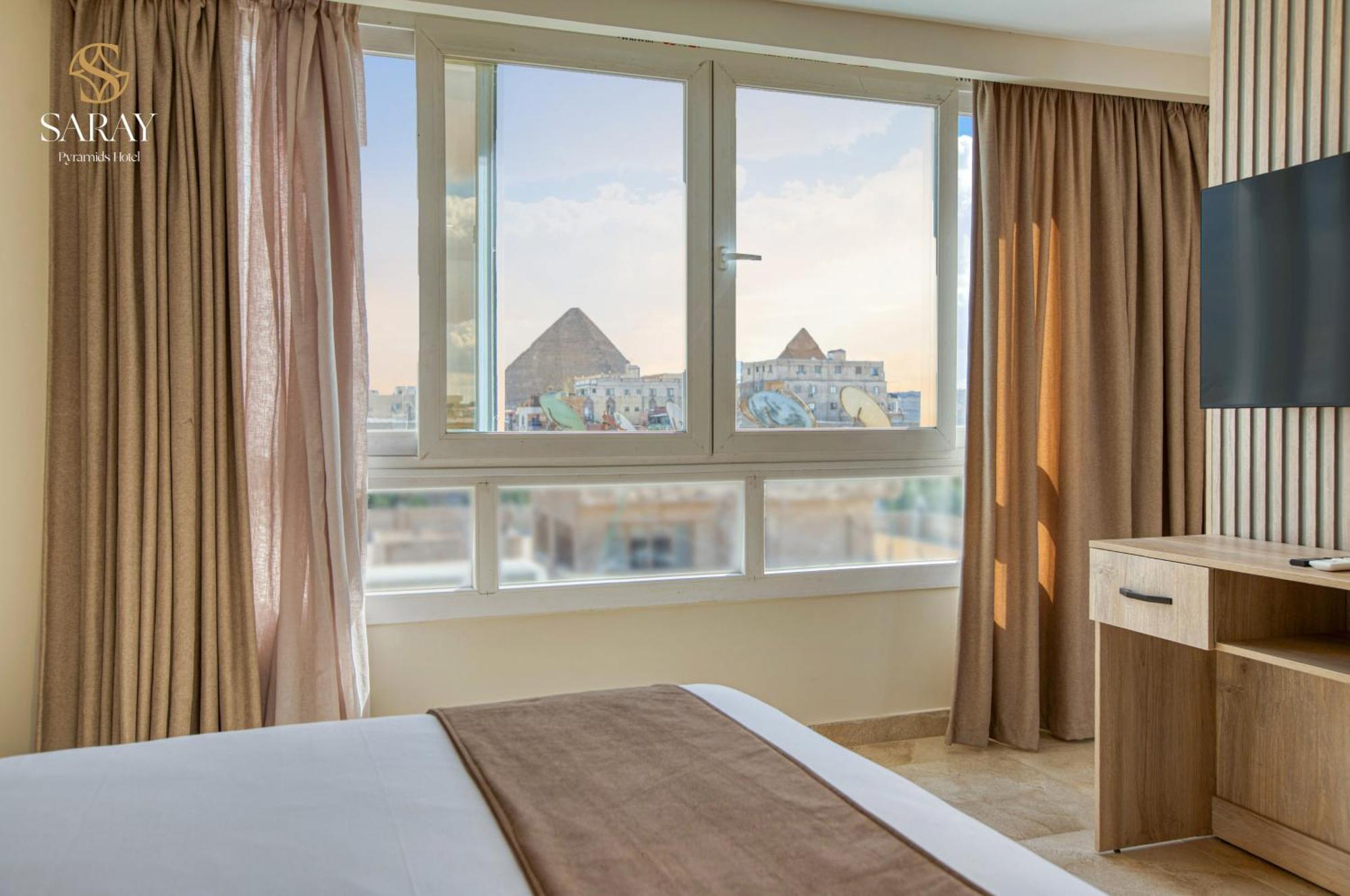 Saray Pyramids & Museum View Hotel Kafret el-Gabal Exteriér fotografie