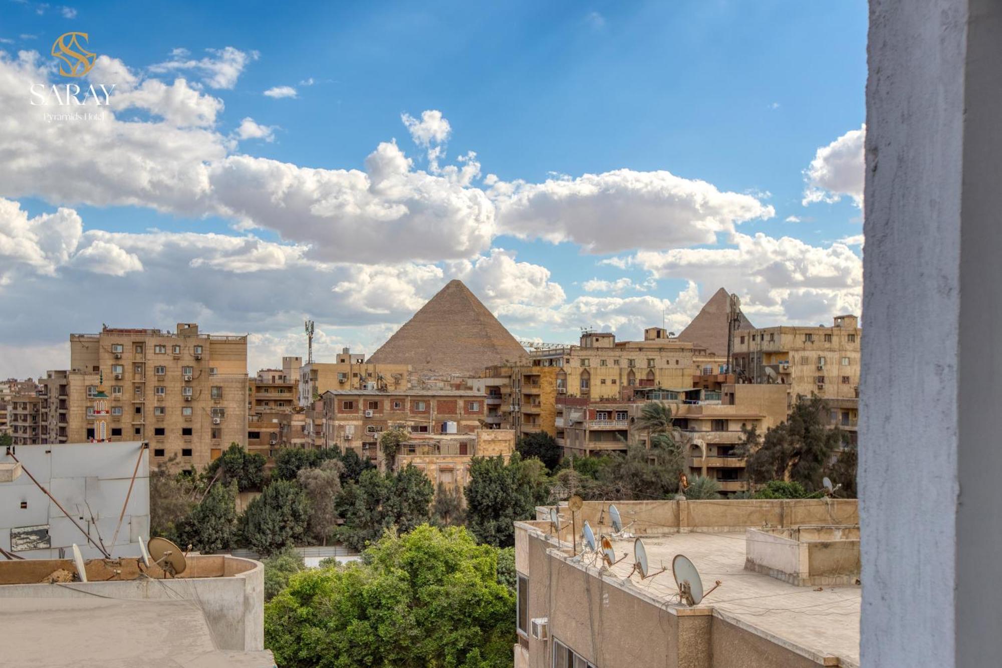 Saray Pyramids & Museum View Hotel Kafret el-Gabal Exteriér fotografie