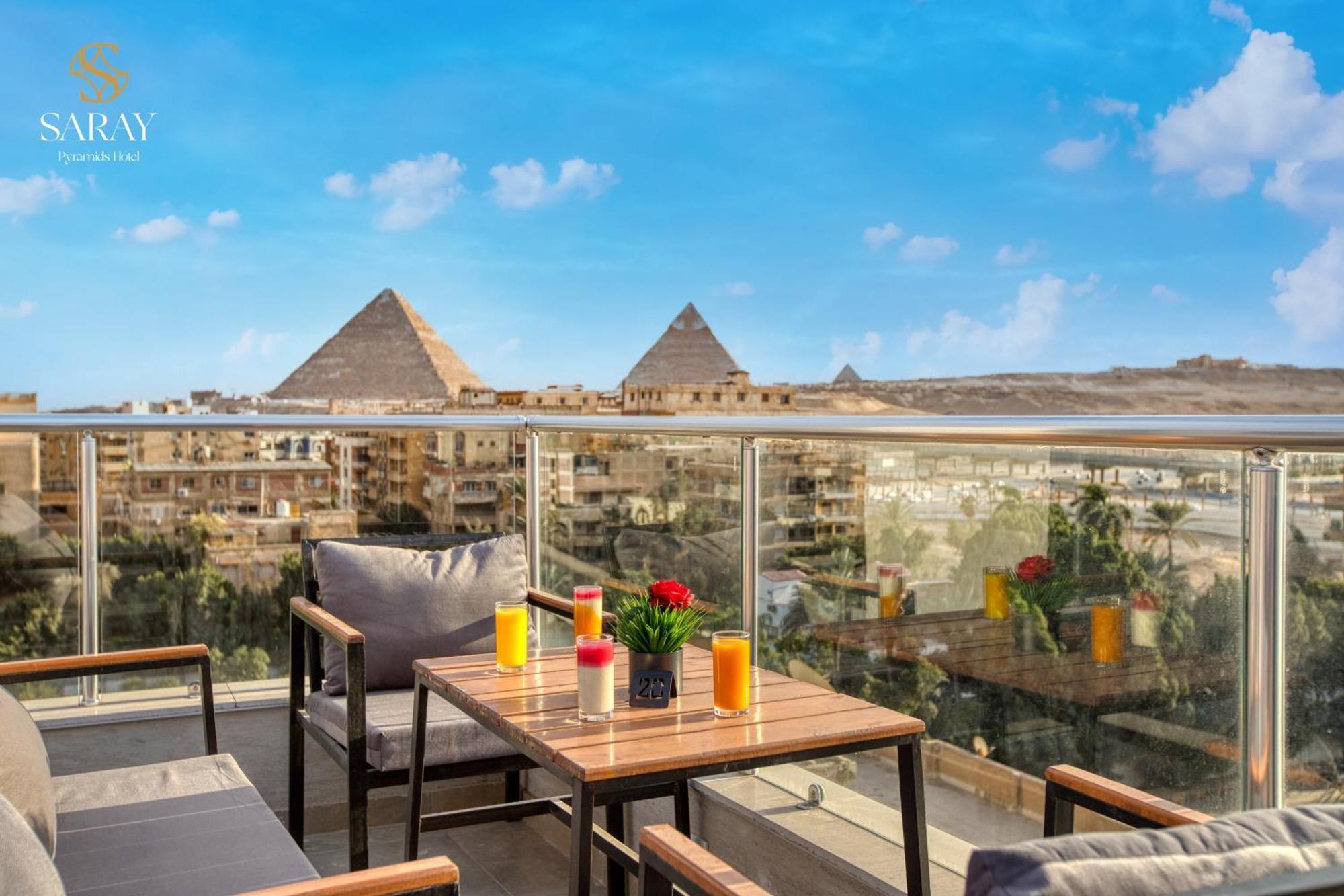 Saray Pyramids & Museum View Hotel Kafret el-Gabal Exteriér fotografie