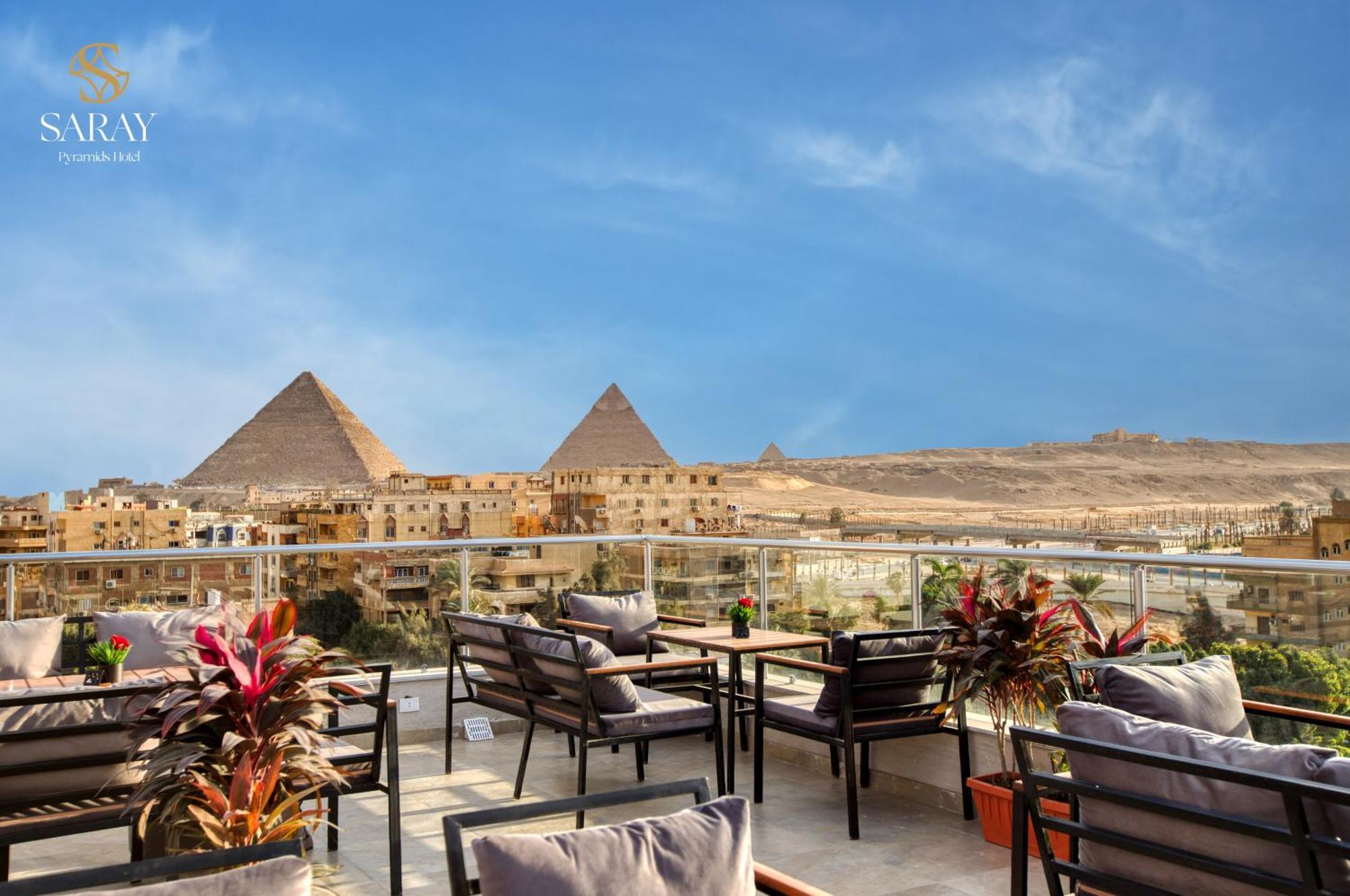 Saray Pyramids & Museum View Hotel Kafret el-Gabal Exteriér fotografie